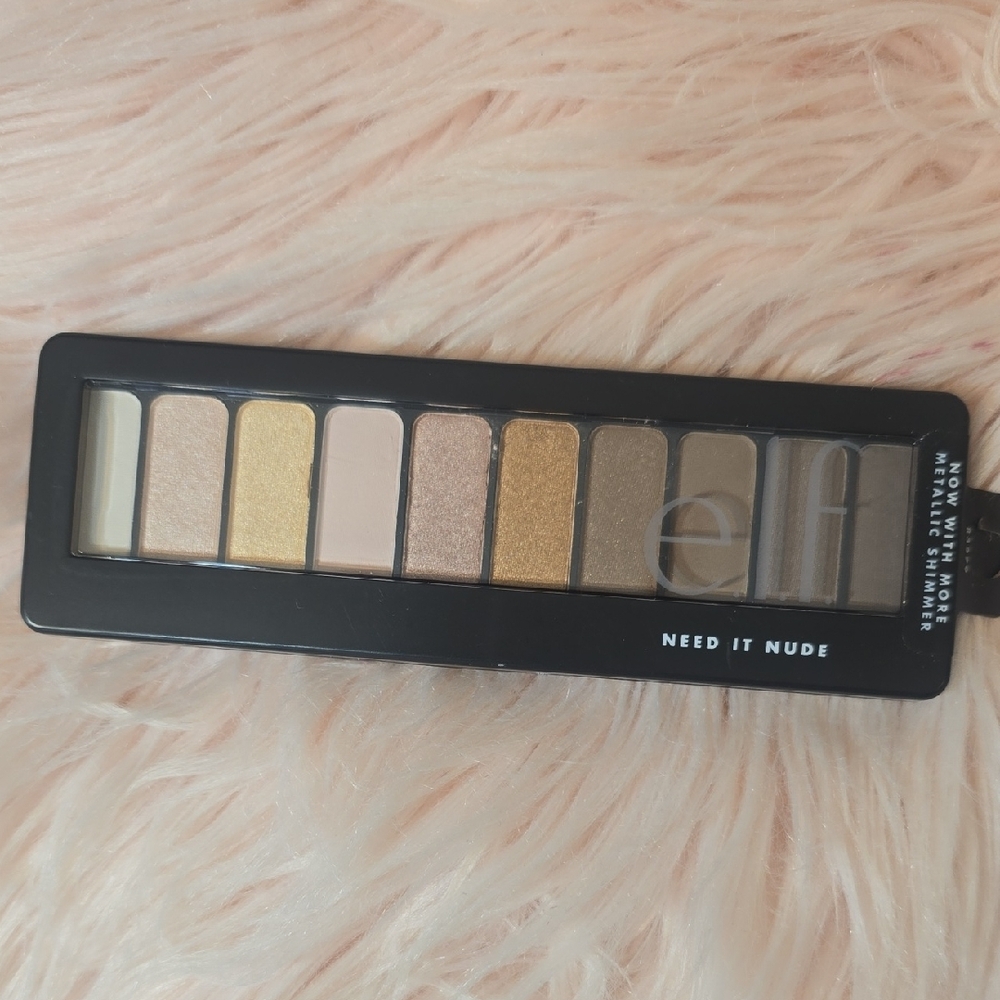 ELF Gold and Brown Eyeshadow Palette for Versatile Looks